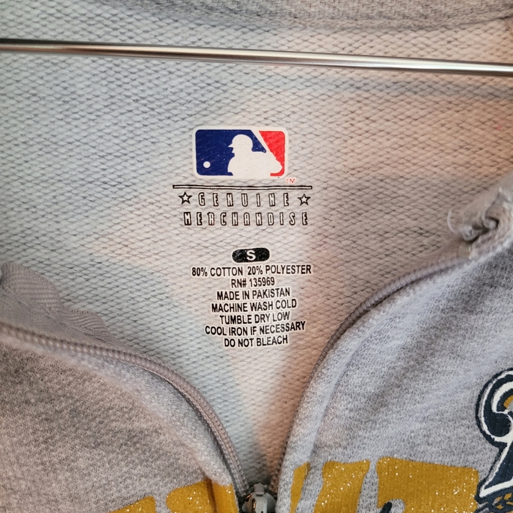 MLB | Milwaukee Breawers Zip-up Hoodie - Picture 4 of 4